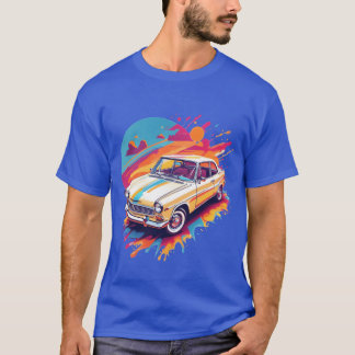 T-shirt Cadeau rétro voiture classique rétro