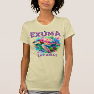 T-shirt Cadeau souvenir Bahamas : Exuma Bahamas Sea Turtle