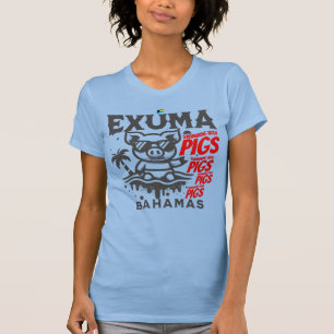 T-shirt Cadeau souvenir Bahamas : Exuma Bahamas Swimming P