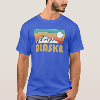 T-shirt Cadeau souvenir de montagne rétro vintage d'Alaska