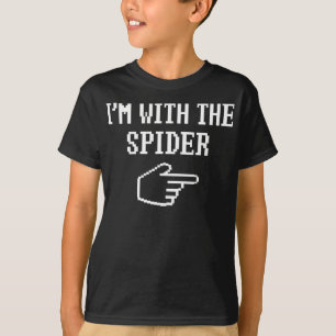 T-shirt Cadeau Spider I'm With The Spider Costume Matchi