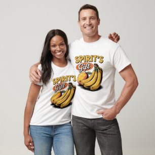 T-shirt Cadeau Spirit Banana Mango Retro Faith Tee