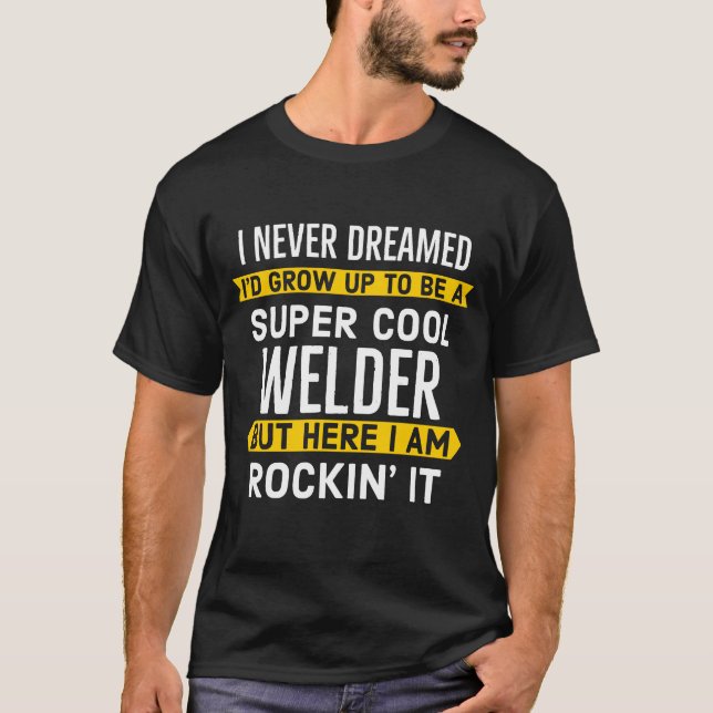 T-shirt cadeau Super Cool Welder (Devant)