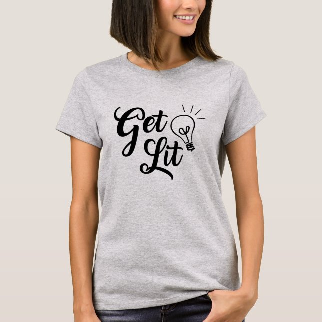 T-shirt cadeau tee-shirt branché hipster glam dames (Devant)
