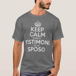 T-shirt Cadeau témoin de la fête du marié Garder son calme