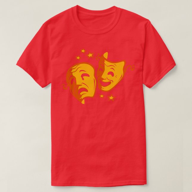 T-shirt Cadeau Théâtre Visage Broadway (Design devant)