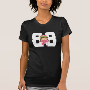 T-shirt Cadeau uniforme du numéro 88 du base-ball (filles)