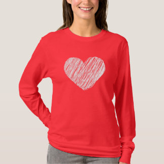 T-shirt cadeau valentine pour lui simple purge design
