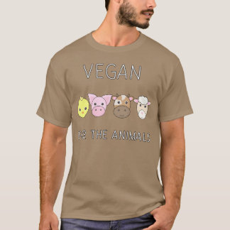 T-shirt Cadeau végane pour les animaux
