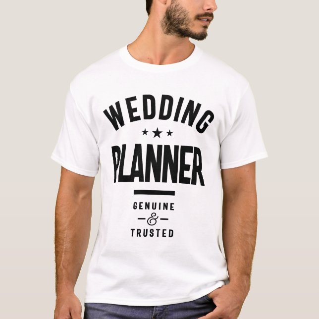 T-shirt Cadeau wedding planner Funny Titre de l'emploi (Devant)