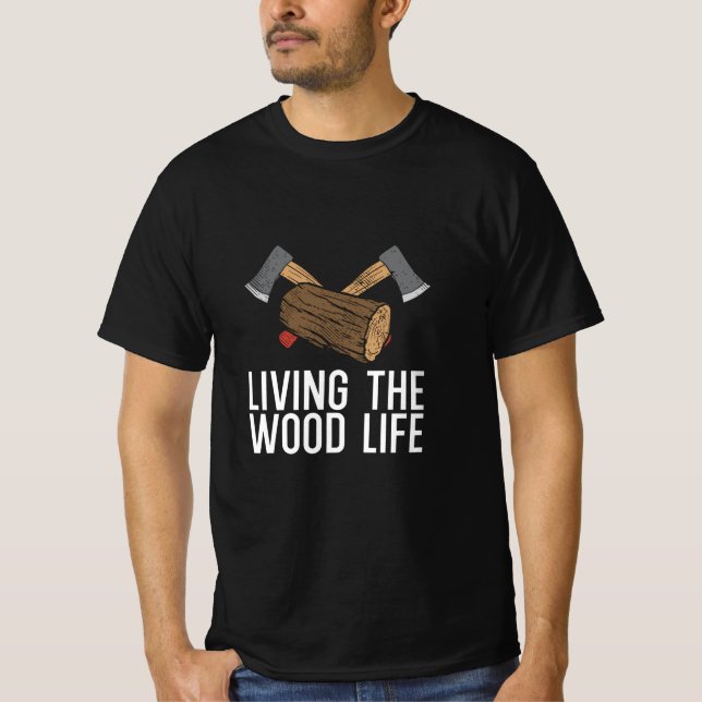 T-shirt Cadeau Woodworker Woodworking (Devant)