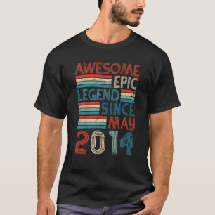 T-shirt Cadeaux 8e anniversaire Incroyable Légende épique