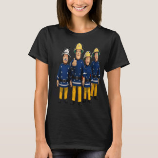 T-shirt Cadeaux Amoureux Enfants pompiers Caricatures Sam 