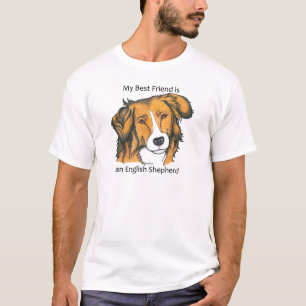 T-shirt Cadeaux anglais de berger - sable