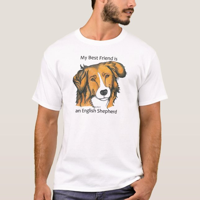 T-shirt Cadeaux anglais de berger - sable (Devant)