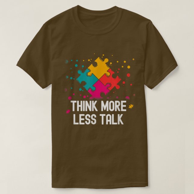 T-shirt Cadeaux Autistes Pour Hommes Sensibilisation TDAH  (Design devant)