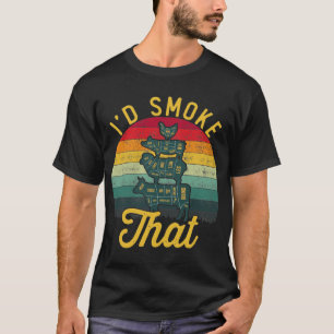 T-shirt Cadeaux barbecue - Je fumerais ça