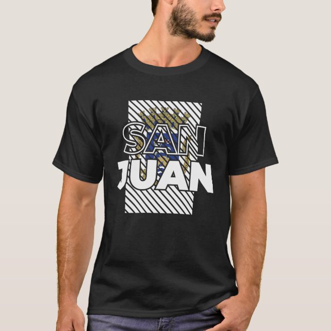 T-shirt Cadeaux Camisas de Porto Rico Hecho En San Juan (Devant)