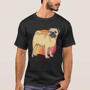 T-shirt Cadeaux carlin de repoussage Hommes Femmes Cachées