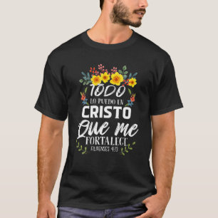 T-shirt Cadeaux chrétiens espagnols Femmes Bible religieus