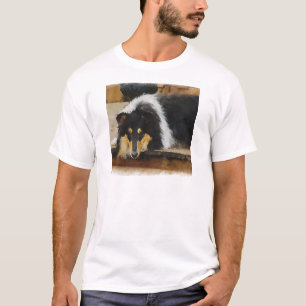 T-shirt Cadeaux Collier Tri-Color Rough Collie