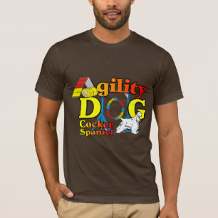 T-shirt Cadeaux d'agilité de cocker
