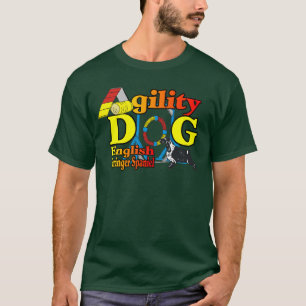 T-shirt Cadeaux d'agilité d'épagneul de springer anglais