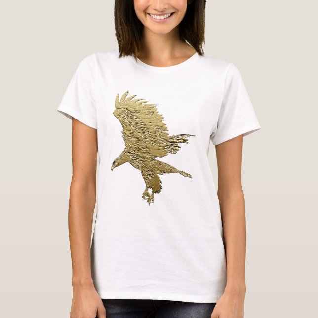 T-shirt Cadeaux d'aigle "Golden Boy" (Devant)