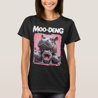 T-shirt Cadeaux d'amour hippo, Chemise thaïlandaise, Moo D