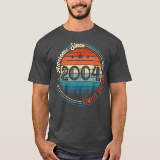 T-shirt Cadeaux d'anniversaire 18e année Awesome 2004 Limi