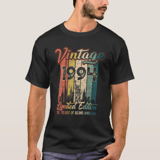 T-shirt Cadeaux d'anniversaire de 28 ans Vintage 1994 Limi