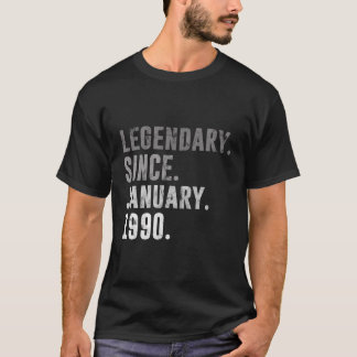 T-shirt Cadeaux d'anniversaire de 31 ans légendaire depuis