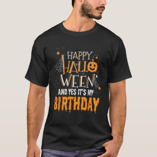 T-shirt Cadeaux d'anniversaire Halloween Halloween