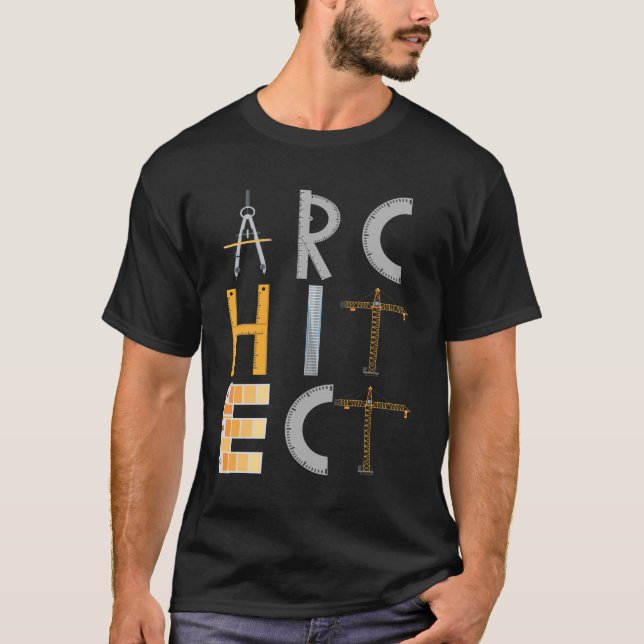 T-shirt Cadeaux d'architecte Étudiants en architecture (Devant)