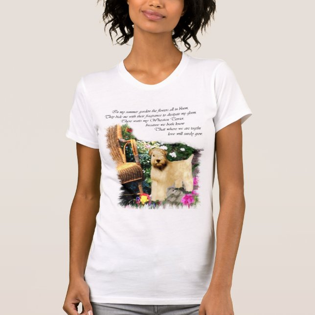 T-shirt Cadeaux d'art de Terrier à revêtement souple (Devant)