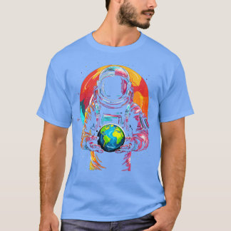 T-shirt Cadeaux d'astronaute dans l'espace hommes enfants 