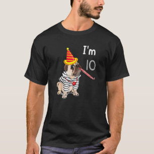T-shirt Cadeaux de 10 ans Je suis des garçons pour le 10e