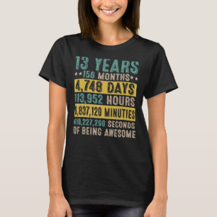 T-shirt Cadeaux de 13 ans Vintage fantastique 13e annivers