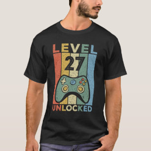 T-shirt Cadeaux de 27 ans Hommes Jeu de 27e anniversaire C