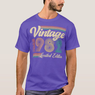 T-shirt Cadeaux De 40 Ans Né En 1982 40E Anniversaire Vint