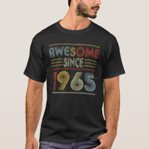 T-shirt Cadeaux De 57 Ans Magnifique Depuis 1965 Rétro 57E