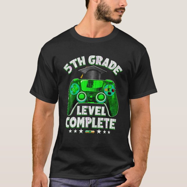 T-shirt Cadeaux de 5e année Boys de 5e année Com (Devant)
