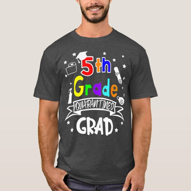 T-shirt Cadeaux de 5e année pour garçons Classe de (Devant)