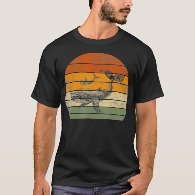T-shirt Cadeaux De Baleine Pour Femmes Hommes Drôle Balein (Devant)