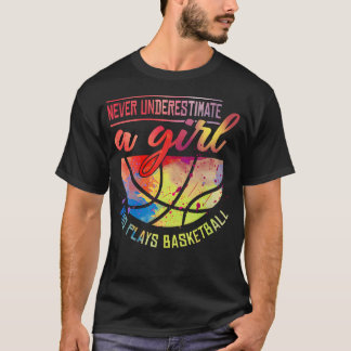 T-shirt Cadeaux de basketball pour adolescentes Couleurs S