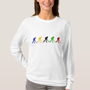 T-shirt Cadeaux de bâton de hockey et de boule de gisement