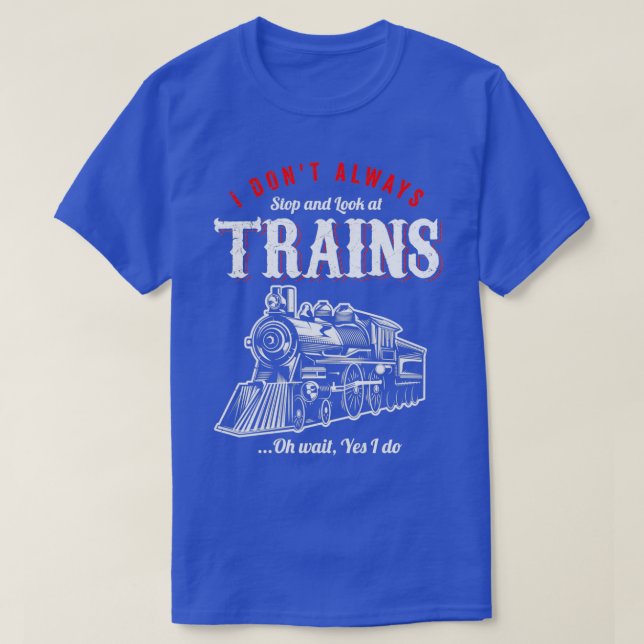 T-shirt Cadeaux de chemin de fer pour un ventilateur de tr (Design devant)