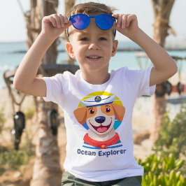 T-shirt Cadeaux de chiens mignons nautiques pour les propr