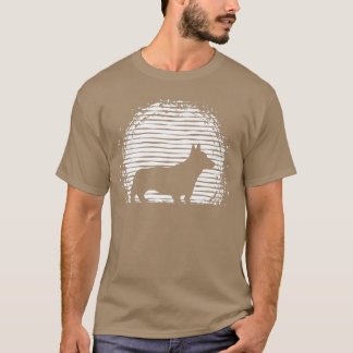 T-shirt Cadeaux De Corgi Vintages Rétro Pour Les Amateurs 