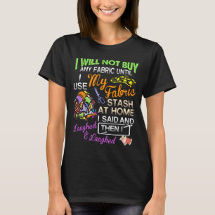 T-shirt Cadeaux de couture drôles piquants Quilter d'aman
